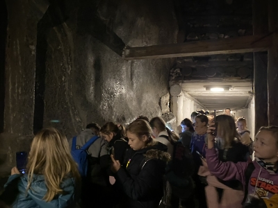 Wycieczka klasy 4i 5 do kopalni soli w Wieliczce